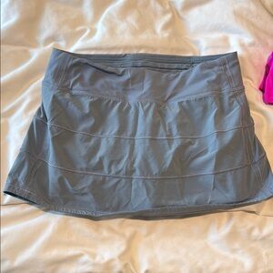 chambray lululemon tennis skirt